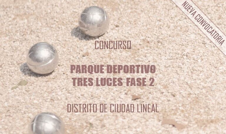 Concurso Parque Deportivo Tres Luces en Ciudad Lineal_web