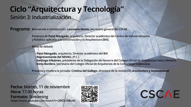 Cartela 3 sesion_Ciclo Arquitectura y Tecnología_Industrialización