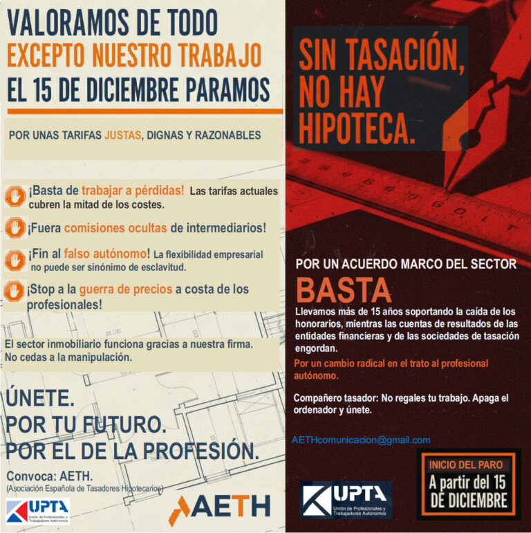 CARTEL PARO 15D